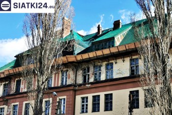 Siatki Łuków - Siatka zabezpieczająca elewacje budynków; siatki do zabezpieczenia elewacji na budynkach dla terenów Łukowa