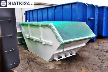 Siatki Łuków - Siatka przykrywająca na kontener - zabezpieczenie przewożonych ładunków dla terenów Łukowa