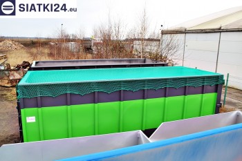 Siatki Łuków - Siatka przykrywająca na kontener - zabezpieczenie przewożonych ładunków dla terenów Łukowa